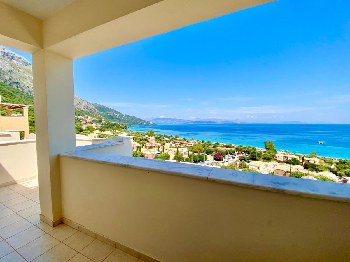 Luxury Villa Akti Barbati 2 With Private Pool By Dadovillas Pyrgi  Eksteriør bilde